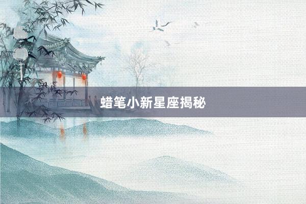 蜡笔小新星座揭秘
